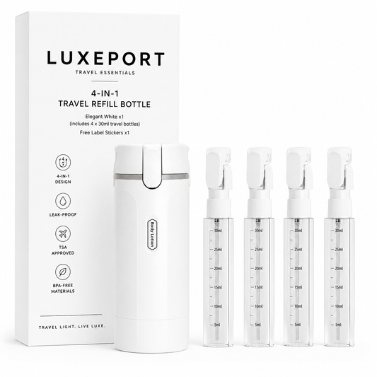 Luxeport - 4 in 1 Travel Bottle