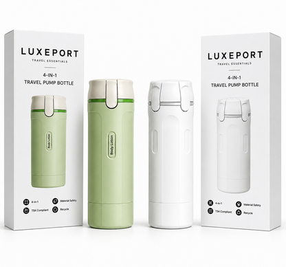 Luxeport - 4 in 1 Travel Bottle