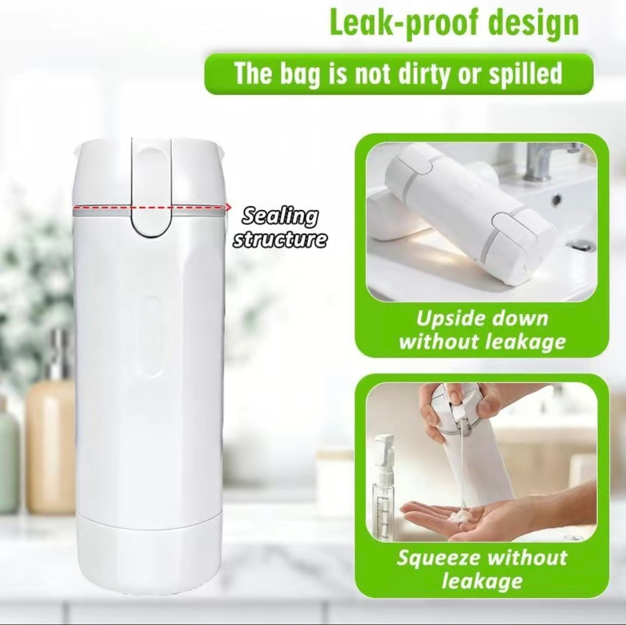 Luxeport - 4 in 1 Travel Bottle