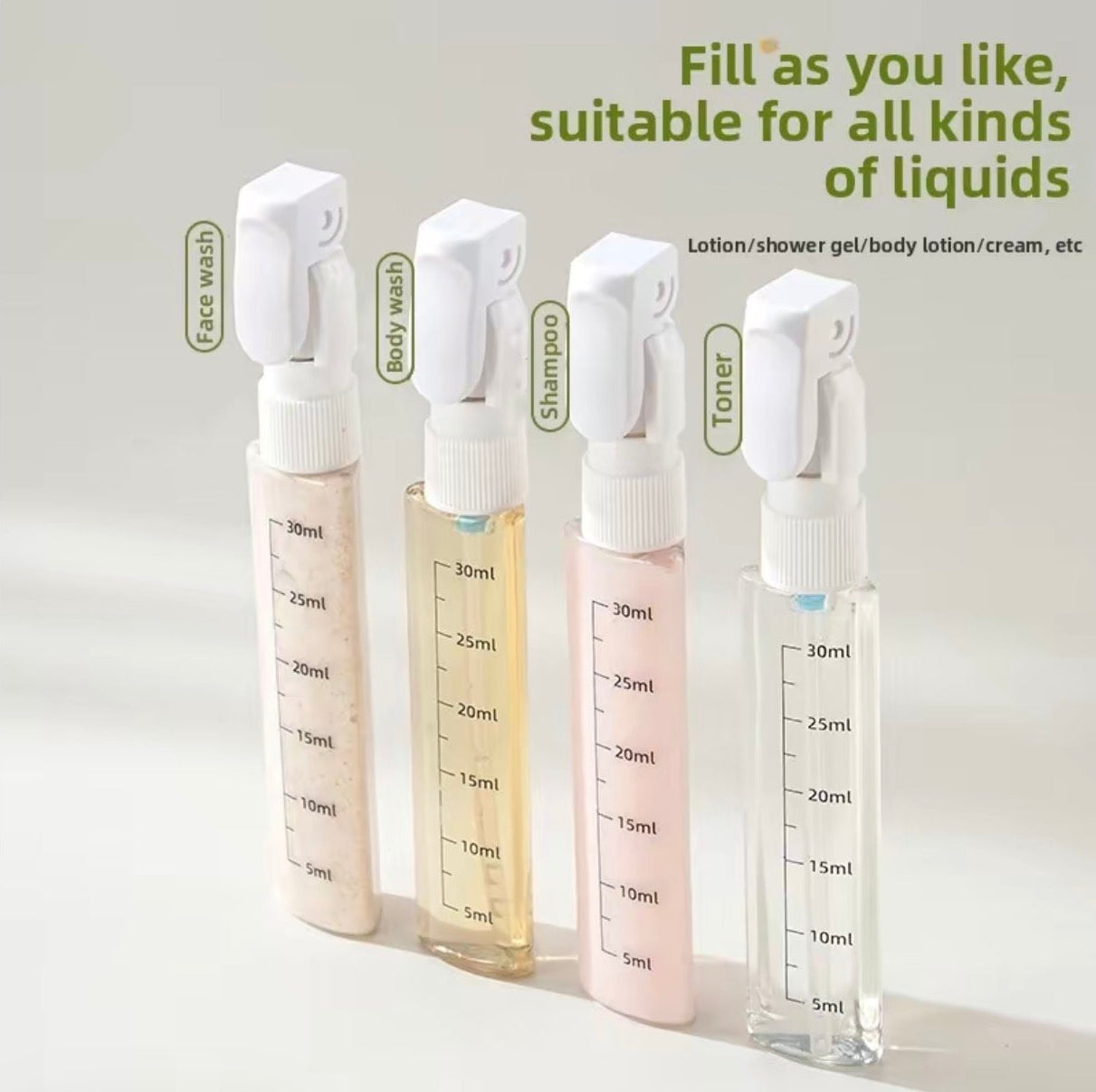 Luxeport - 4 in 1 Travel Bottle