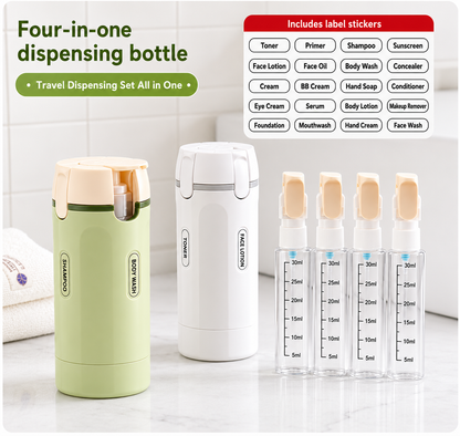 Luxeport - 4 in 1 Travel Bottle